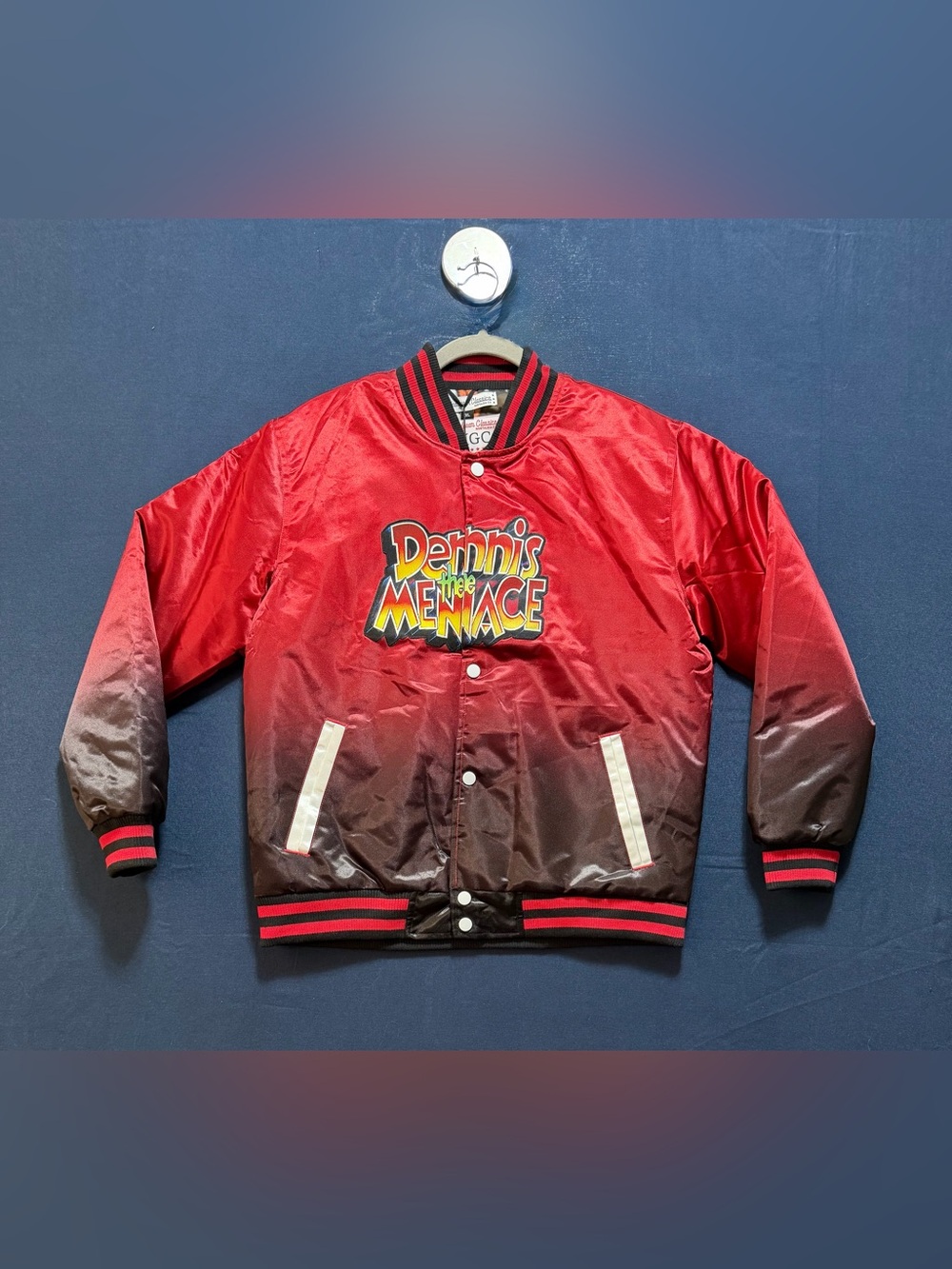 NWT Satin Size XL Headgear Classics Dennis The Menace Jacket